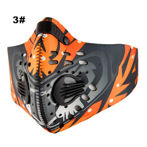 Fast Ship aktív szén Férfi női kerékpározás téli arcmaszk futómaszkok szűrős snowboard motorkerékpár szennyezés elleni maszk