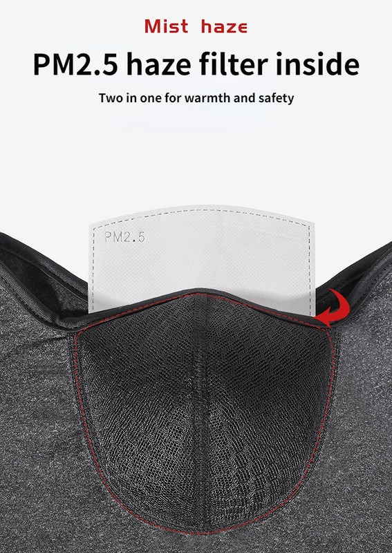 Bărbați de iarnă Drumeții Ciclism Mască de față completă Mască de bicicletă respirabilă Sport Bicicletă Sport jumătate de mască de față Mască de bicicletă anti ceață