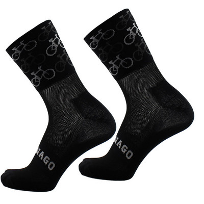 2023-as új professzionális sport kerékpáros zoknik Légáteresztő férfi női hegymászó túrázás gyalogos futózokni