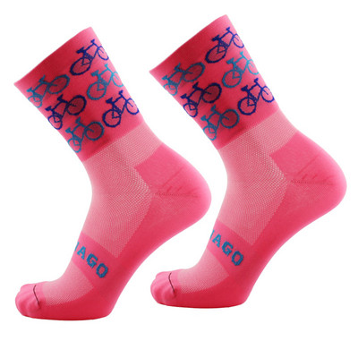 2023-as új professzionális sport kerékpáros zoknik Légáteresztő férfi női hegymászó túrázás gyalogos futózokni