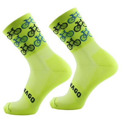 2023-as új professzionális sport kerékpáros zoknik Légáteresztő férfi női hegymászó túrázás gyalogos futózokni