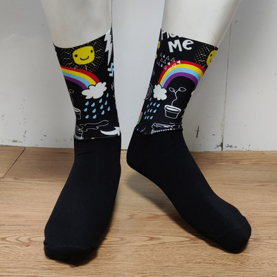 2023 Quick Step UAE protuklizne biciklističke čarape Laser Cut Jumbo Visma Bike Sportske prozračne čarape za muškarce i žene