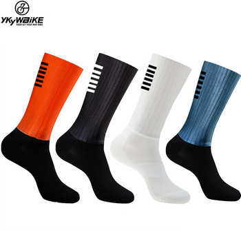 YKYWBIKE Висококачествени спортни чорапи с професионална марка Дишащи шосейни велосипедни чорапи Спортни на открито състезателни чорапи за колоездене