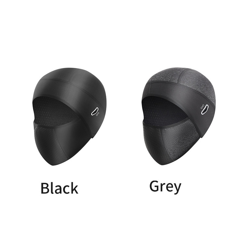 Sisak alatti szemüvegek Lyuk izzadságelnyelés porálló szélálló kerékpáros fejfedő teljes fedésű napvédelem magas elasztikus vastagított