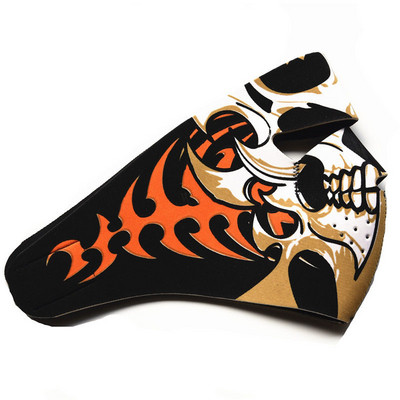 Biciklistička maska za lice otporna na prašinu Biciklistička maska za trening na otvorenom Štitnik za lice CS Kamuflažna maska s lubanjom Punk Tactics Maska za Noć vještica