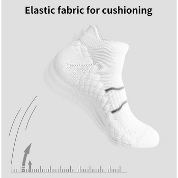 X-TIGER Мъжки чорапи до глезена Мрежести вентилационни комфортни чорапи за производителност Дишащи ежедневни спортни чорапи за колоездене