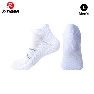 X-TIGER meeste pahkluu sokid võrkkangast ventileerivad Comfort Fit Performance hingavad vabaaja sportlikud jalgrattasokid