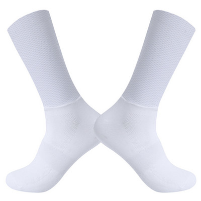 2021 Új Bike Team Aero Socks Varrat nélküli csúszásgátló kerékpáros zoknik Országúti kerékpáros zoknik kültéri versenymotoros zoknik