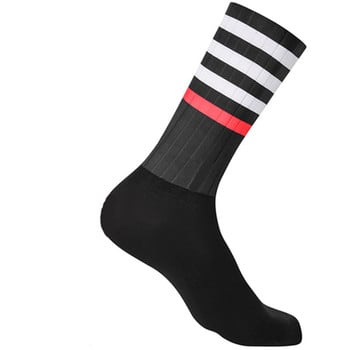 2022 Противоплъзгащи се безшевни чорапи за колоездене Интегрално формоване Високотехнологични чорапи за велосипеди Компресионни велосипедни спортни чорапи на открито