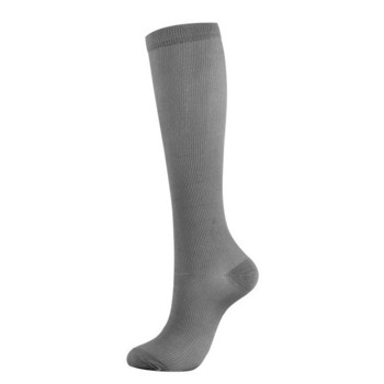 Brothock Мъжки чорапи Подходящи медицински компресионни чорапи Бягане Спорт Пътуване Чорапи под налягане Многоцветни последователни чорапи