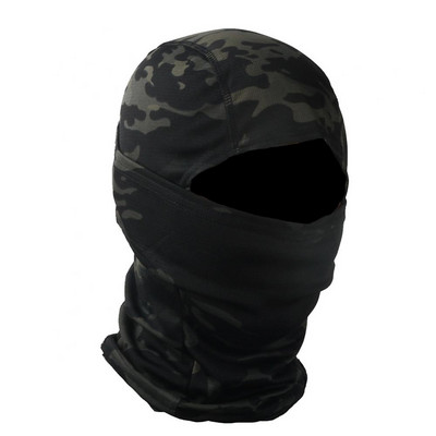 Talvine soojem fliis Taktikaline Balaclava kogu näomask Suusad Paintpall Jooksmine Jaht Matkamine Jalgrattasõit Sport Lumelaud Sall Mehed