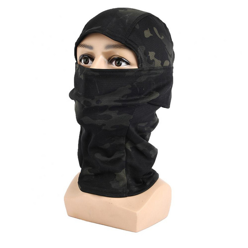 Încălzitor de iarnă Fleece Balaclava tactică Mască integrală Schi Paintball Alergare Vânătoare Drumeții Ciclism Sport Snowboard Esarfă Bărbați