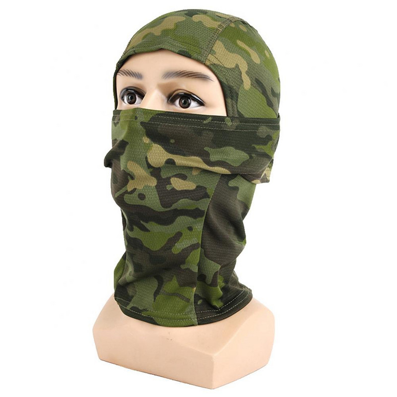 Încălzitor de iarnă Fleece Balaclava tactică Mască integrală Schi Paintball Alergare Vânătoare Drumeții Ciclism Sport Snowboard Esarfă Bărbați