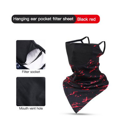 Talvine jalgratta näomask tuulekindel fliisist suusajooksmise spordimask soe kaelasall hingav välispordi jalgratta näomask