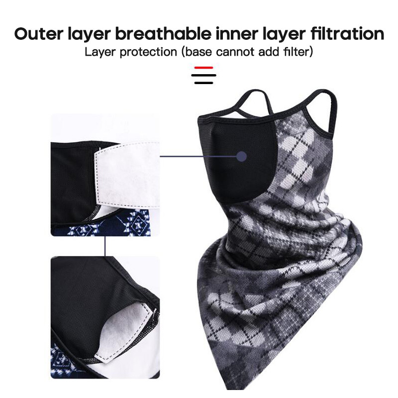 Talvine jalgratta näomask tuulekindel fliisist suusajooksmise spordimask soe kaelasall hingav välispordi jalgratta näomask