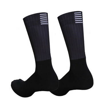 Професионални велосипедни чорапи Pro Team Aero чорапи Удобни дишащи противоплъзгащи се безшевни силиконови чорапи за спортни велосипеди