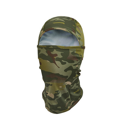 Suvine välitingimustes UV-vastane Balaclava Mootorratta näokate Hingav Moto Biker Tuulekork Mask Jalgrattakiivri vooder Rattapeakate