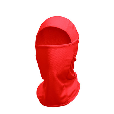 Suvine välitingimustes UV-vastane Balaclava Mootorratta näokate Hingav Moto Biker Tuulekork Mask Jalgrattakiivri vooder Rattapeakate