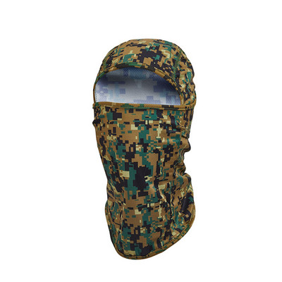 Suvine välitingimustes UV-vastane Balaclava Mootorratta näokate Hingav Moto Biker Tuulekork Mask Jalgrattakiivri vooder Rattapeakate