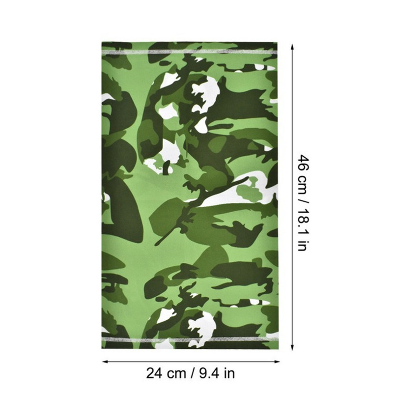 WOSAWE Mască de față din mătase de gheață pentru bărbați Protecție solară Mască de față de călărie respirabilă Protecție UV Protecție împotriva radiațiilor UV Crăciun pentru cap pentru bicicletă Bandă pentru cap Mască Esarfă