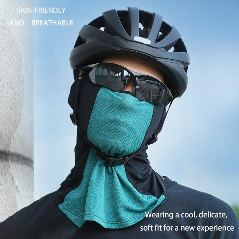 Rattasõidu näokaitse Mugav pehme tekstuur Kiiresti kuivav matkavarustus Ratsutamine Peakatted Jalgrattasõidu peakatted