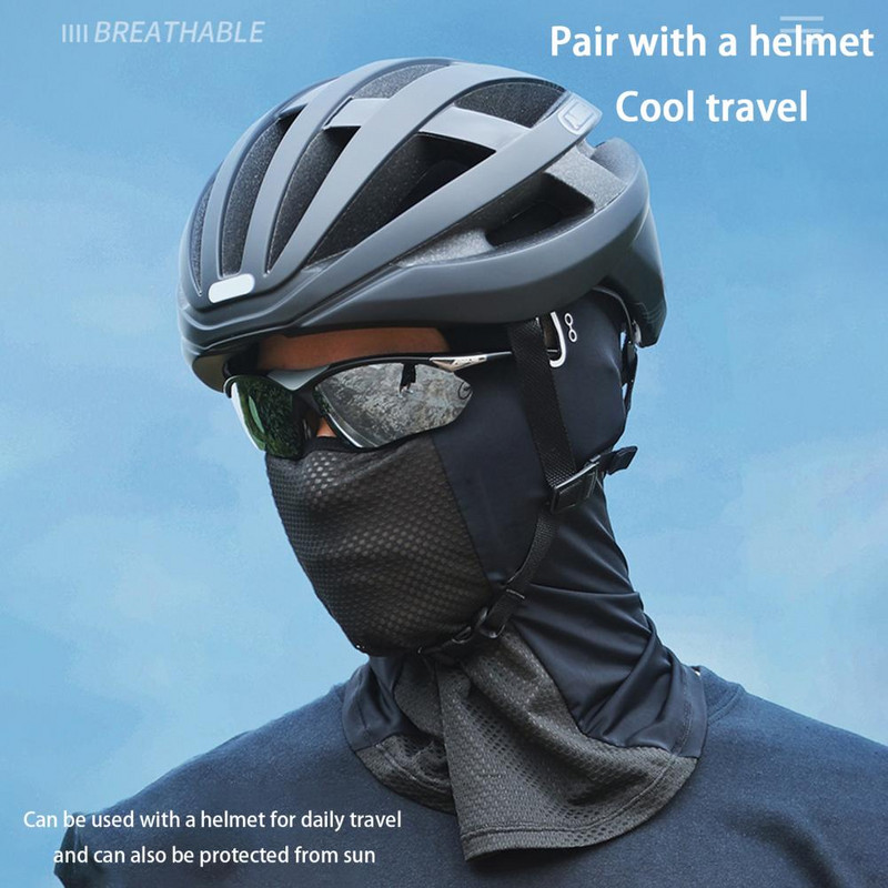 Rattasõidu näokaitse Mugav pehme tekstuur Kiiresti kuivav matkavarustus Ratsutamine Peakatted Jalgrattasõidu peakatted