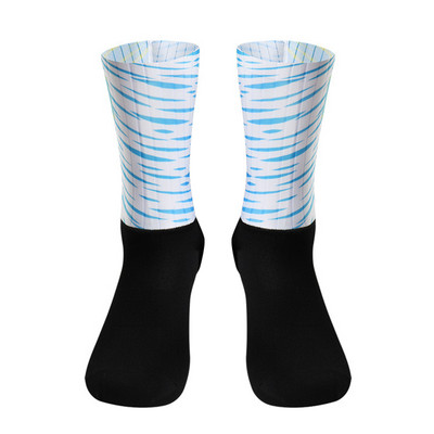 Șosete de ciclism noi de vară, rece, respirabile, anti-alunecare, din silicon, pentru competiție profesională, sport aero, bicicletă, alergare, șosete Calcetines Ciclismo