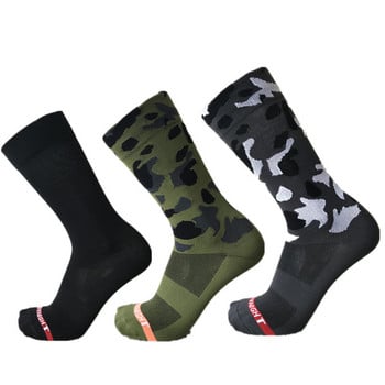 Тактически чорапи Зимни топли камуфлажни чорапи Green Crew памучни чорапи за мъже Зимни класически мъжки камуфлажни чорапи в стил джунгла