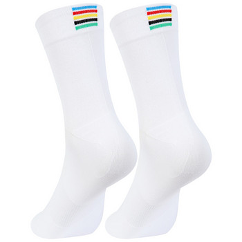 2021 Висококачествени спортни чорапи с професионална марка Дишащи шосейни чорапи за велосипеди Спорт на открито, състезания Колоездене Чорапи Обувки
