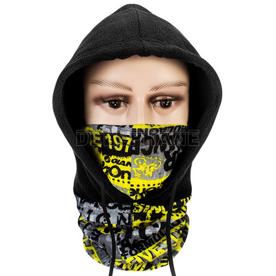 Balaclava tactică cu greutate grea Mască de sport în aer liber Rezistent la vânt Rezistent la praf Mască de față pentru ciclism Mască de schi Pescuit Pălărie de schi Articole pentru cap