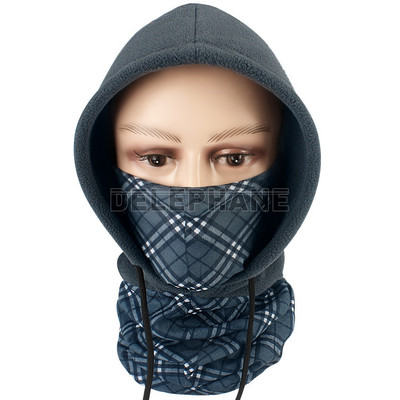 Balaclava tactică cu greutate grea Mască de sport în aer liber Rezistent la vânt Rezistent la praf Mască de față pentru ciclism Mască de schi Pescuit Pălărie de schi Articole pentru cap