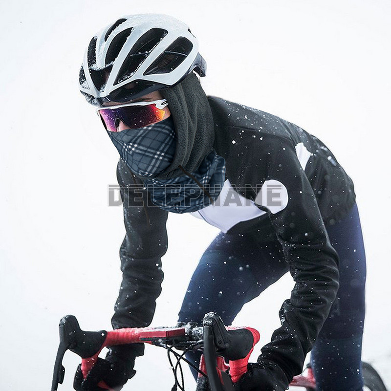 Balaclava tactică cu greutate grea Mască de sport în aer liber Rezistent la vânt Rezistent la praf Mască de față pentru ciclism Mască de schi Pescuit Pălărie de schi Articole pentru cap