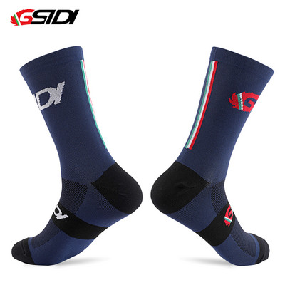 Șosete sportive de marcă nouă, șosete de ciclism, bărbați, femei, șosete de ciclism, șosete de baschet, șosete de curse, modă de stradă, patinaj cu rotile