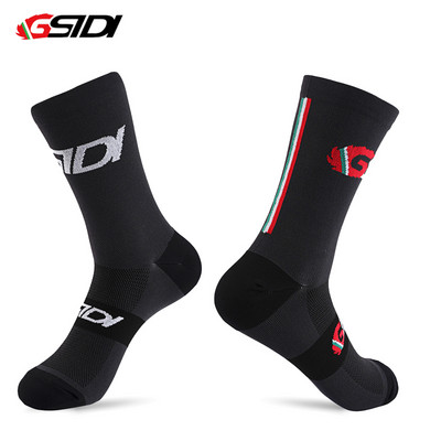 Șosete sportive de marcă nouă, șosete de ciclism, bărbați, femei, șosete de ciclism, șosete de baschet, șosete de curse, modă de stradă, patinaj cu rotile