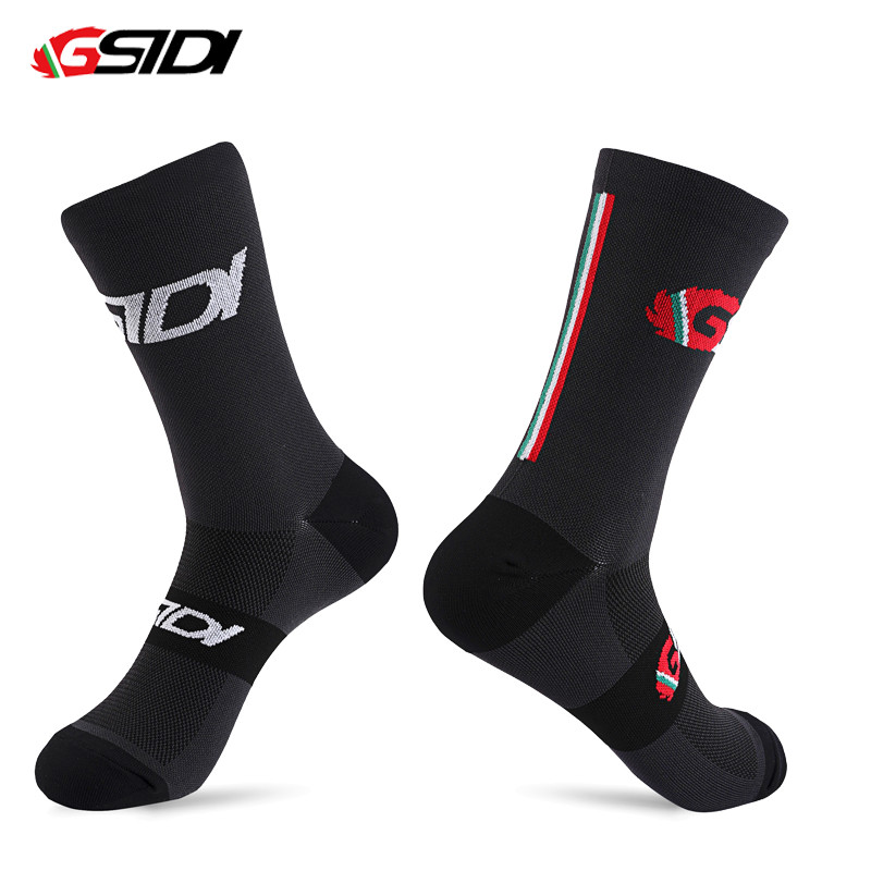 Șosete sportive de marcă nouă, șosete de ciclism, bărbați, femei, șosete de ciclism, șosete de baschet, șosete de curse, modă de stradă, patinaj cu rotile
