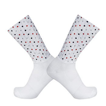 Нови чорапи за колоездене, летни готини, дишащи, неплъзгащи се силиконови професионални състезателни чорапи за аероспортен велосипед Calcetines Ciclismo
