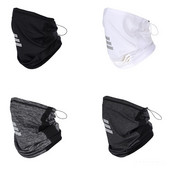 Eșarfă cu tub reflectorizant pentru călărie de noapte, plasă, bandană multifuncțională respirabilă, balaclava bărbați, alergare, ciclism, motocicletă, protecție facială