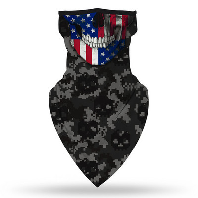 Új Trend Motorkerékpár Szélálló Bandana Sál Magic Multifunkcionális Fél Maszk Balaklavák Snowboard Nyak Háromszög Sál Kalapok