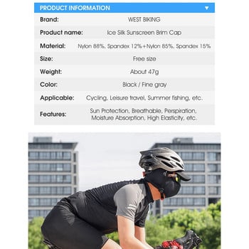 WEST BIKING Колоездене Шал за лице Гети за врата Мъже Безшевна бандана Дамска лента за глава Балаклава Тръбна маска