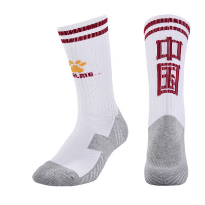 KELME Спортни чорапи Мъжки футболни чорапи Колоездене Бягане Спорт на открито Противоплъзгащи се висококачествени дишащи мъжки K15Z934