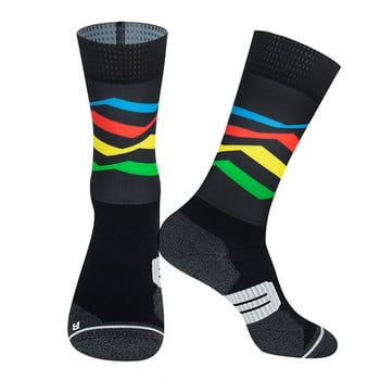 2021 мъжки дамски спортни чорапи против хлъзгане PRO велосипедни чорапи MTB велосипеден чорап улични спортни чорапи състезателни баскетболни чорапи