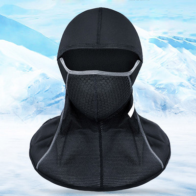 Plus catifea călărie mască integrală mască de motocicletă glugă sport în aer liber cască tactică de vânătoare șapcă de schi pentru biciclete pălărie