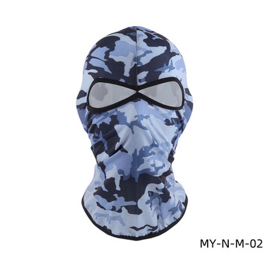 Lycra Balaclava sapka kültéri lovagló maszk motoros sisak bélés dupla lyuk nyitott szem fejfedő sapka légáteresztő szélálló