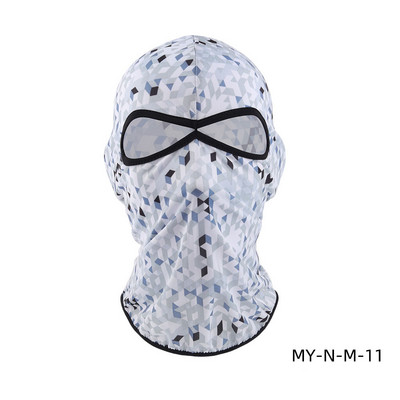 Lycra Balaclava sapka kültéri lovagló maszk motoros sisak bélés dupla lyuk nyitott szem fejfedő sapka légáteresztő szélálló