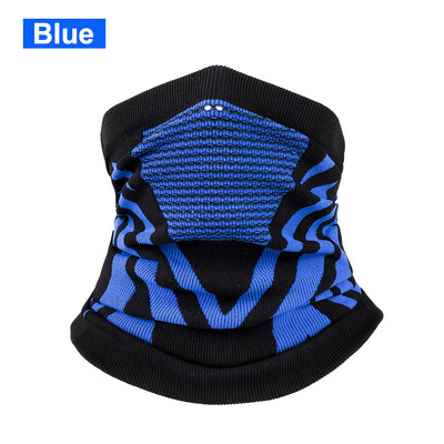 Ветроустойчива зимна топла маска за лице Колоездене Полумаска за спортно бягане Обучение Защита на лицето и шията Външен шал Затопляне на врата