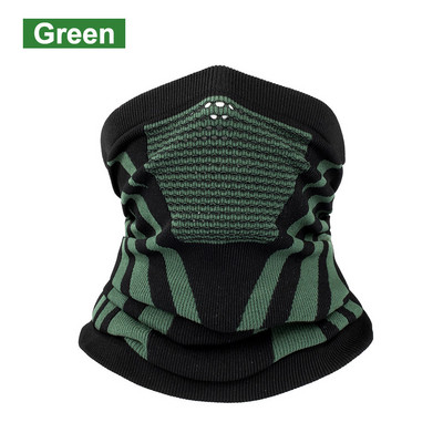 Ветроустойчива зимна топла маска за лице Колоездене Полумаска за спортно бягане Обучение Защита на лицето и шията Външен шал Затопляне на врата