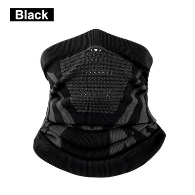 Ветроустойчива зимна топла маска за лице Колоездене Полумаска за спортно бягане Обучение Защита на лицето и шията Външен шал Затопляне на врата