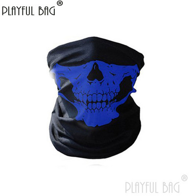 Μάσκα φαντασμάτων πολλαπλών λειτουργιών Skull Riding Ζεστό κασκόλ Μάσκα μισού προσώπου Διακόσμηση θαυμαστών Στρατού Πεζοπορία Ποδηλασία Ποδηλασία Απόκριες NA06S