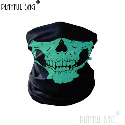 Μάσκα φαντασμάτων πολλαπλών λειτουργιών Skull Riding Ζεστό κασκόλ Μάσκα μισού προσώπου Διακόσμηση θαυμαστών Στρατού Πεζοπορία Ποδηλασία Ποδηλασία Απόκριες NA06S