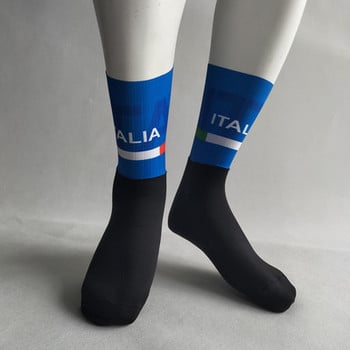 LASER CUT ONE PAIR 2022 INEOS JUMBO VISMA FDJ UAE TEAM Cycling Socks Antislip Bike Racing MITI Breathable για άνδρες και γυναίκες